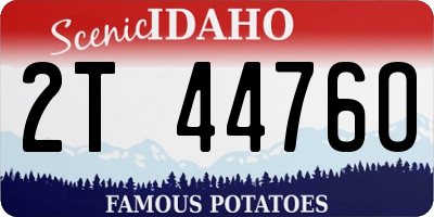 ID license plate 2T4476O