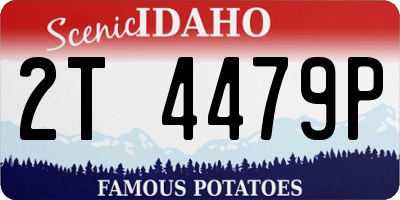 ID license plate 2T4479P