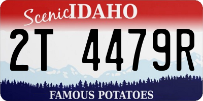 ID license plate 2T4479R