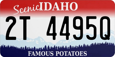 ID license plate 2T4495Q
