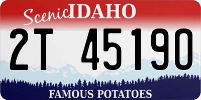 ID license plate 2T4519O