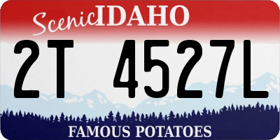 ID license plate 2T4527L