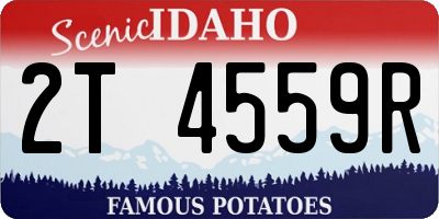 ID license plate 2T4559R