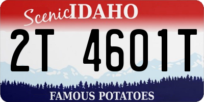 ID license plate 2T4601T