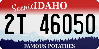 ID license plate 2T4605O