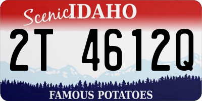 ID license plate 2T4612Q