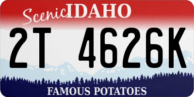 ID license plate 2T4626K