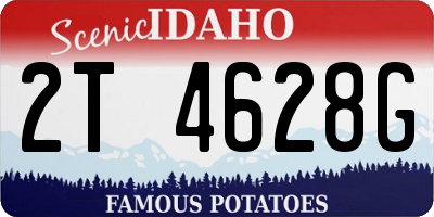 ID license plate 2T4628G