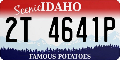 ID license plate 2T4641P