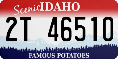 ID license plate 2T4651O