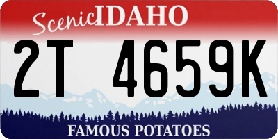 ID license plate 2T4659K