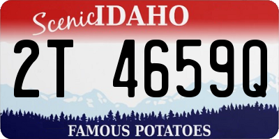 ID license plate 2T4659Q