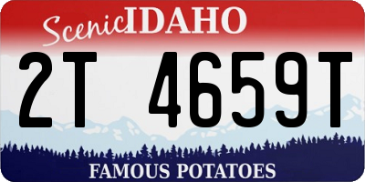 ID license plate 2T4659T