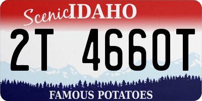 ID license plate 2T4660T
