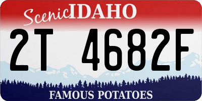 ID license plate 2T4682F