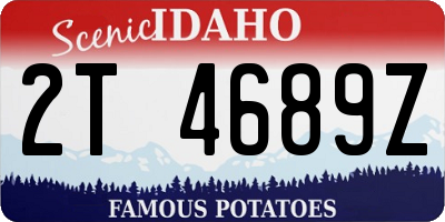ID license plate 2T4689Z