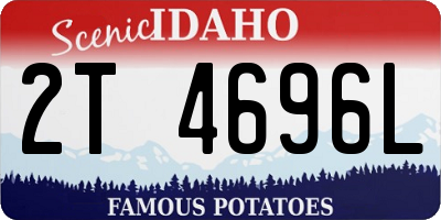 ID license plate 2T4696L