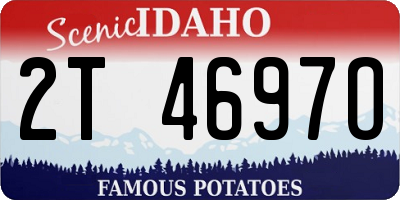 ID license plate 2T4697O