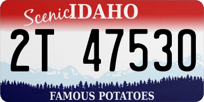 ID license plate 2T4753O
