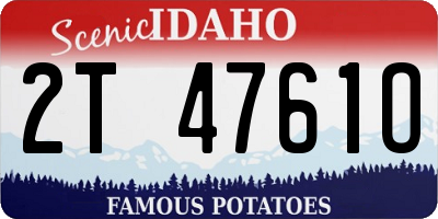 ID license plate 2T4761O