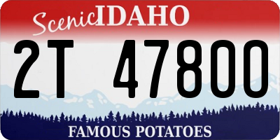 ID license plate 2T4780O