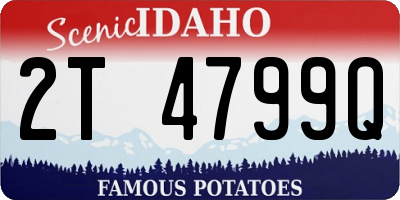 ID license plate 2T4799Q
