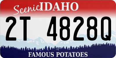 ID license plate 2T4828Q
