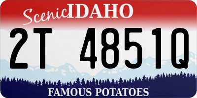 ID license plate 2T4851Q