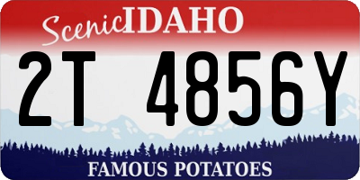 ID license plate 2T4856Y