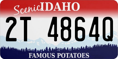 ID license plate 2T4864Q