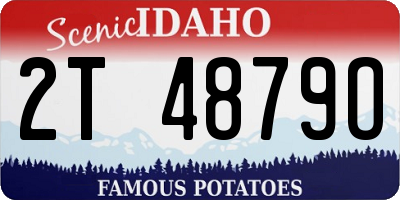 ID license plate 2T4879O