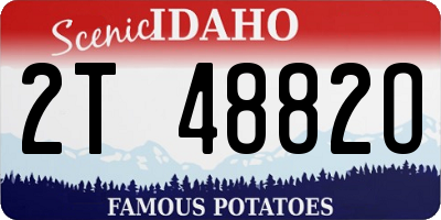 ID license plate 2T4882O