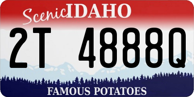 ID license plate 2T4888Q