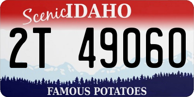 ID license plate 2T4906O