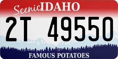 ID license plate 2T4955O