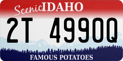 ID license plate 2T4990Q