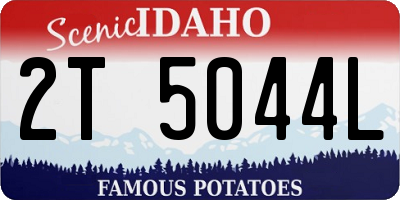 ID license plate 2T5044L
