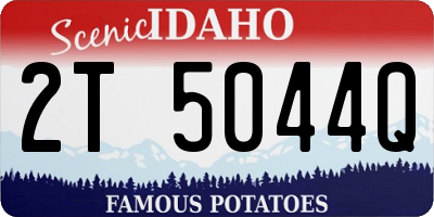 ID license plate 2T5044Q