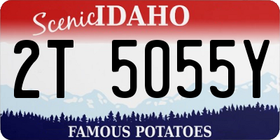 ID license plate 2T5055Y