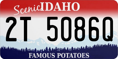 ID license plate 2T5086Q