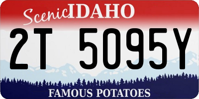 ID license plate 2T5095Y
