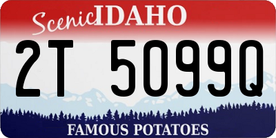 ID license plate 2T5099Q
