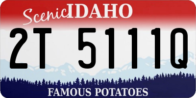 ID license plate 2T5111Q