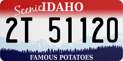 ID license plate 2T5112O