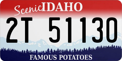 ID license plate 2T5113O