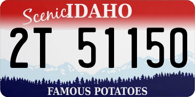 ID license plate 2T5115O