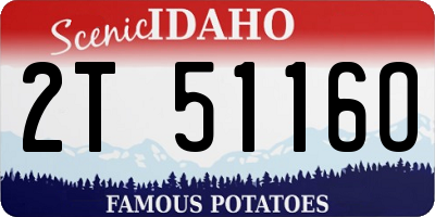 ID license plate 2T5116O
