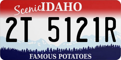 ID license plate 2T5121R