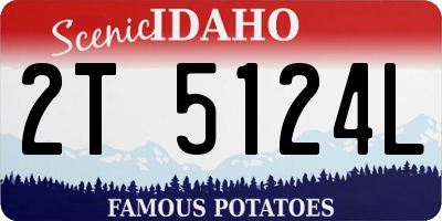 ID license plate 2T5124L