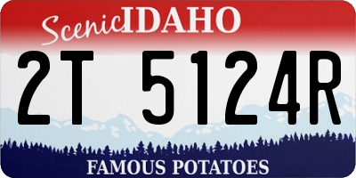 ID license plate 2T5124R